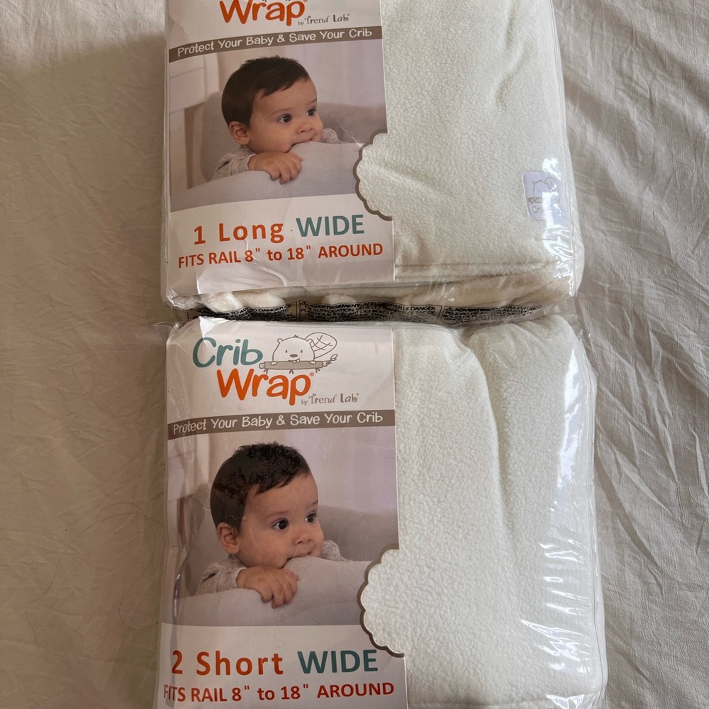 Trend Lab Crib Wrap Rail Covers